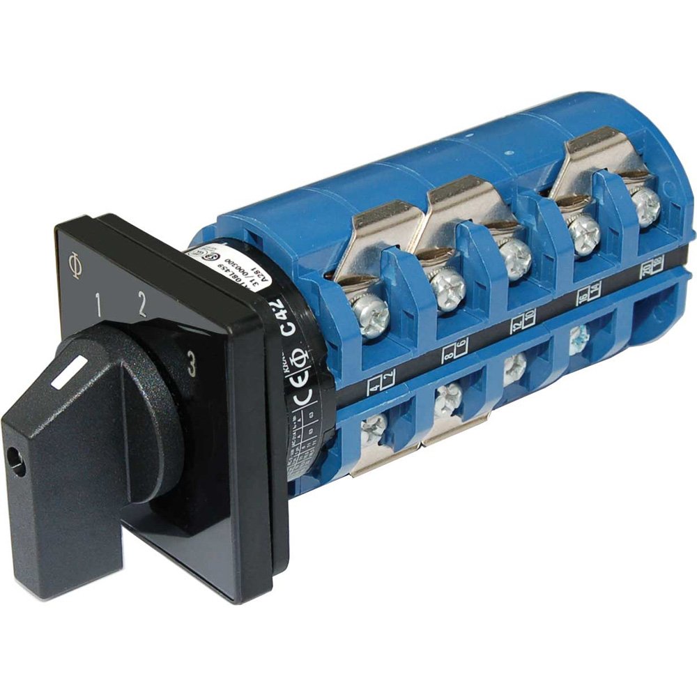 Amazon.com: Blue Sea Systems 9077 AC Rotary Switch - OFF + 3